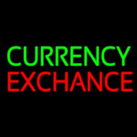 Green Currency E change Neon Sign