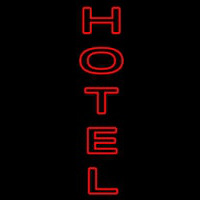 Double Stroke Hotel Neon Sign