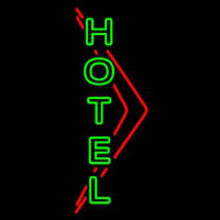 Green Hotel Neon Sign