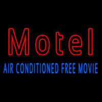 Motel Air Conditioned Neon Sign