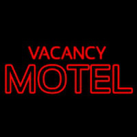 Red Vacancy Motel Neon Sign