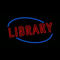 Double Stroke Library Neon Sign