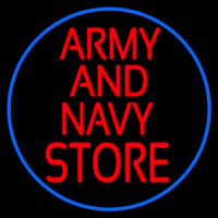 Red Army And Navy Store Neon Sign