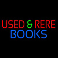 Used And Rare Books Neon Sign