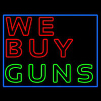 We Buy Guns Neon Sign