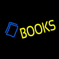 Yellow Books Neon Sign