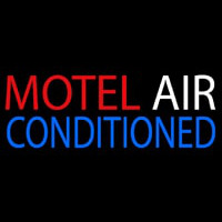 Motel Air Conditioned Neon Sign