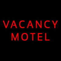 Red Vacancy Motel Neon Sign