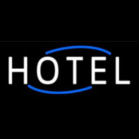 White Hotel Neon Sign