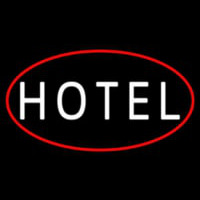 White Hotel Neon Sign