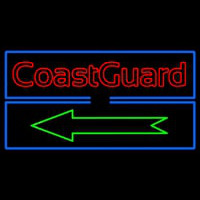 Red Coast Guard Neon Sign