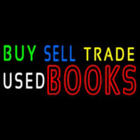 Buy Sell Trade Used Books Neon Sign