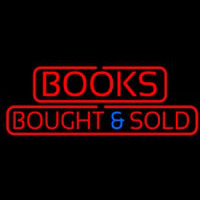 Red Books Bought And Sold Neon Sign