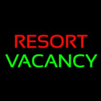 Resort Vacancy 2 Neon Sign