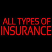 All Types Insurance Neon Sign