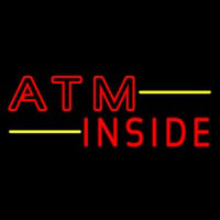 Atm Inside Block Neon Sign