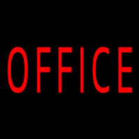 Red Office Neon Sign