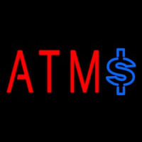 Atm With Dollar Symbol 2 Neon Sign