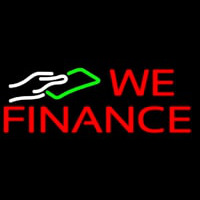 We Fianance Note Logo 1 Neon Sign