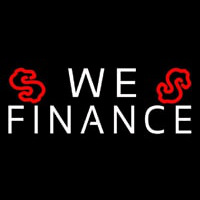 We Finance Dollar Logo 1 Neon Sign