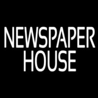 Newspaper House Neon Sign