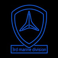 3rd Marine Division Neon Sign