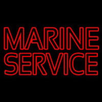 Marine Service Neon Sign