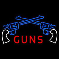 Two Gun Logo Neon Sign