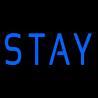 Blue Stay Neon Sign