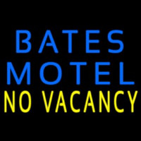 Bates Motel No Vacancy Neon Sign