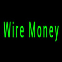Wire Money Neon Sign